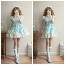 Floral Dream Ballet Style Lolita Dress (MFF08)