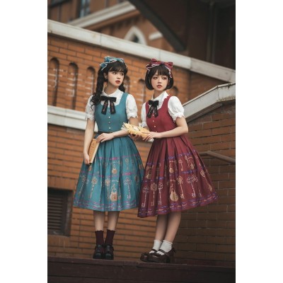 Antique Key Classic Lolita Dress JSK by Miss Point (MPD03JSK)