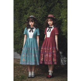 Antique Key Classic Lolita Dress OP by Miss Point (MPD03OP)