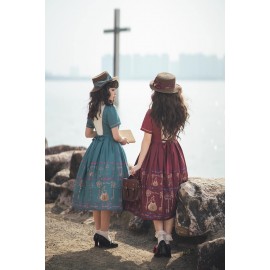 Antique Key Classic Lolita Dress OP by Miss Point (MPD03OP)