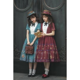 Antique Key Classic Lolita Dress OP by Miss Point (MPD03OP)