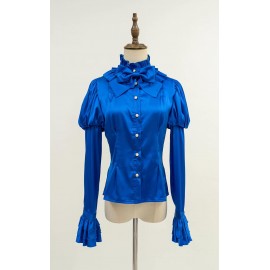 Dragon Bone Lily Gothic Lolita Blouse by N.N.Star (NNS02)