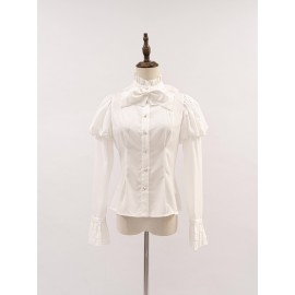 Dragon Bone Lily Gothic Lolita Blouse by N.N.Star (NNS02)