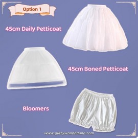 3-Piece Set Lolita Petticoat and Bloomers Starter Kit (FB02)