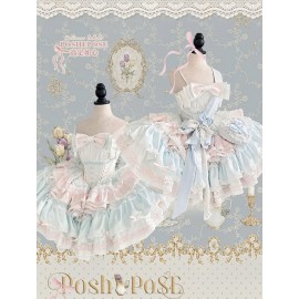 Ribbons Dance Kawaii Dress By Poshepose (PSP01)