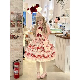 New Style Strawberry Sweet Lolita Dress OP / JSK by Strawberry Fantasy (SFS01)