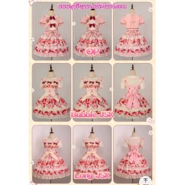 New Style Strawberry Sweet Lolita Dress OP / JSK by Strawberry Fantasy (SFS01)