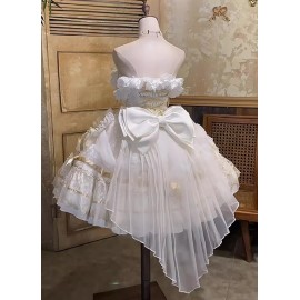 Pearl Banquet Veil Platinum SP Dream Contract Classic Lolita Dress by Dream Contract (DCT01)