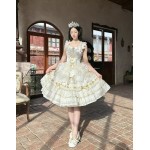 Pearl Banquet Veil Platinum SP Dream Contract Classic Lolita Dress by Dream Contract (DCT01)