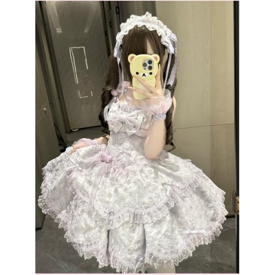 Floral Overture Sweet Lolita Dress JSK Dreamy Gift Box (DGB01)