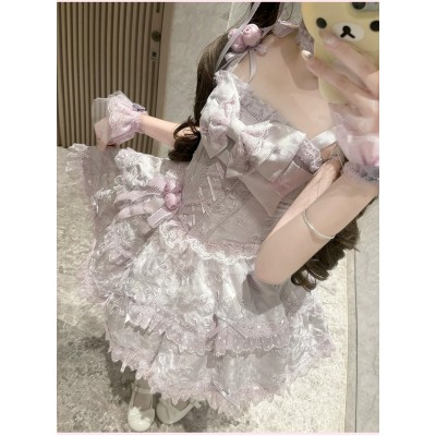 Floral Overture Sweet Lolita Dress JSK Dreamy Gift Box (DGB01)