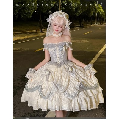 Prologue of Moonlight Hime Lolita Dress by Deer Honey (DHY02)