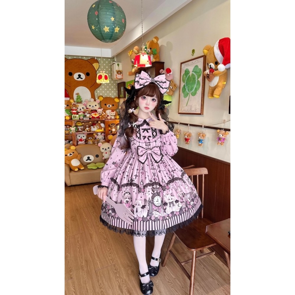 Devil Cat Sweet Lolita Dress OP by Dailydoll (DYD01)