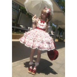 Strawberry Bear Sweet Lolita Dress OP (FD01)