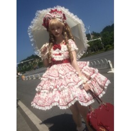 Strawberry Bear Sweet Lolita Dress OP (FD01)