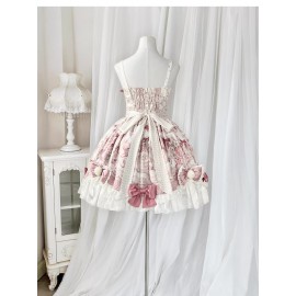 Winter Sweet Lolita Dress & Cape Outfit by Luxurious Sweet Cat (LSC01)