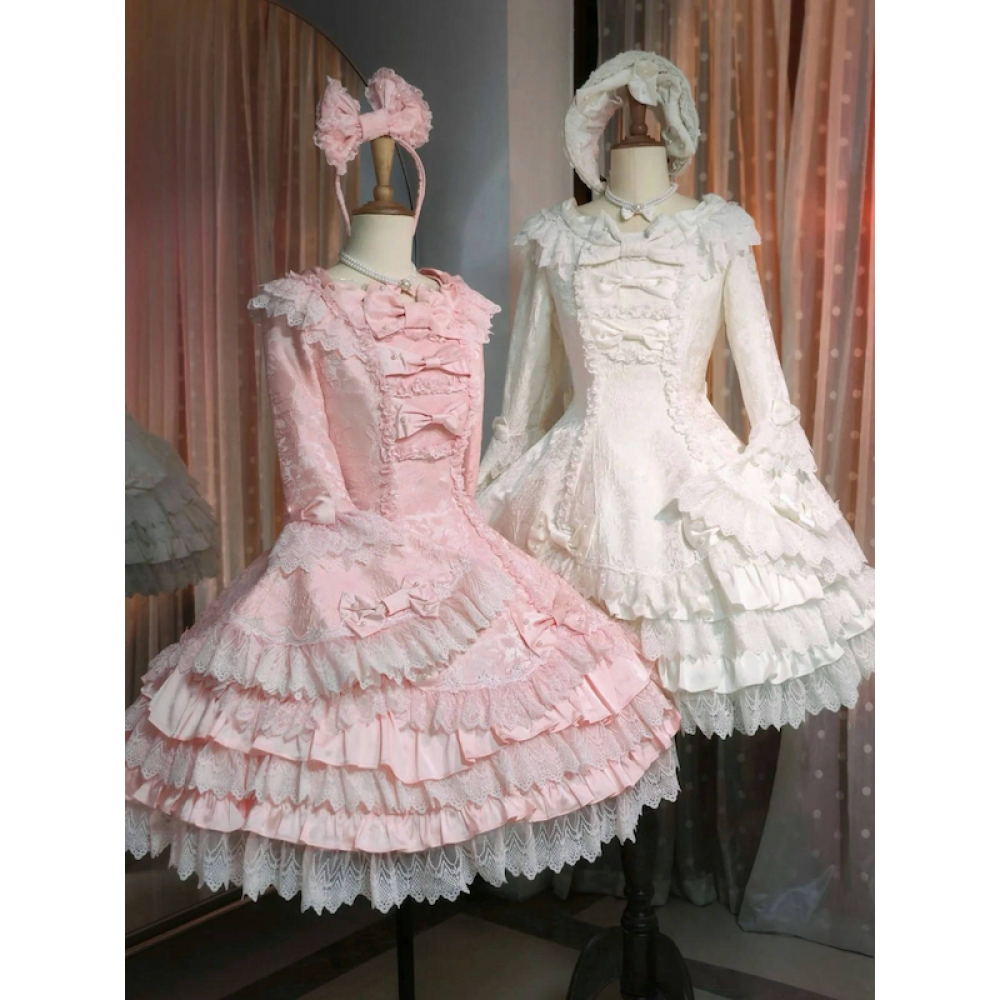 Diana Rose Solid Color Version Classic Lolita Dress OP by NIUNIUQ7 (NIU01)
