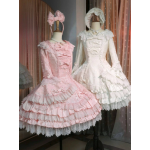 Diana Rose Solid Color Version Classic Lolita Dress OP by NIUNIUQ7 (NIU01)
