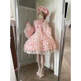 Diana Rose Solid Color Version Classic Lolita Dress OP by NIUNIUQ7 (NIU01)