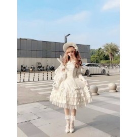 Diana Rose Solid Color Version Classic Lolita Dress OP by NIUNIUQ7 (NIU01)