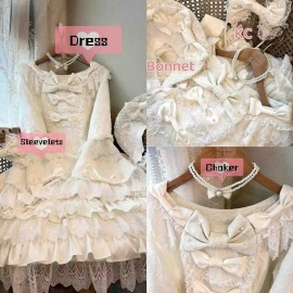 Diana Rose Solid Color Version Classic Lolita Dress OP by NIUNIUQ7 (NIU01)