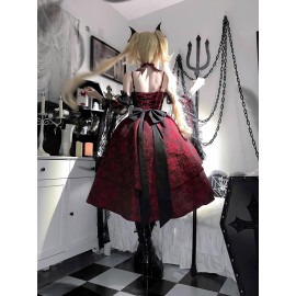 Rose Plate Gothic Lolita Dress JSK (OB04)