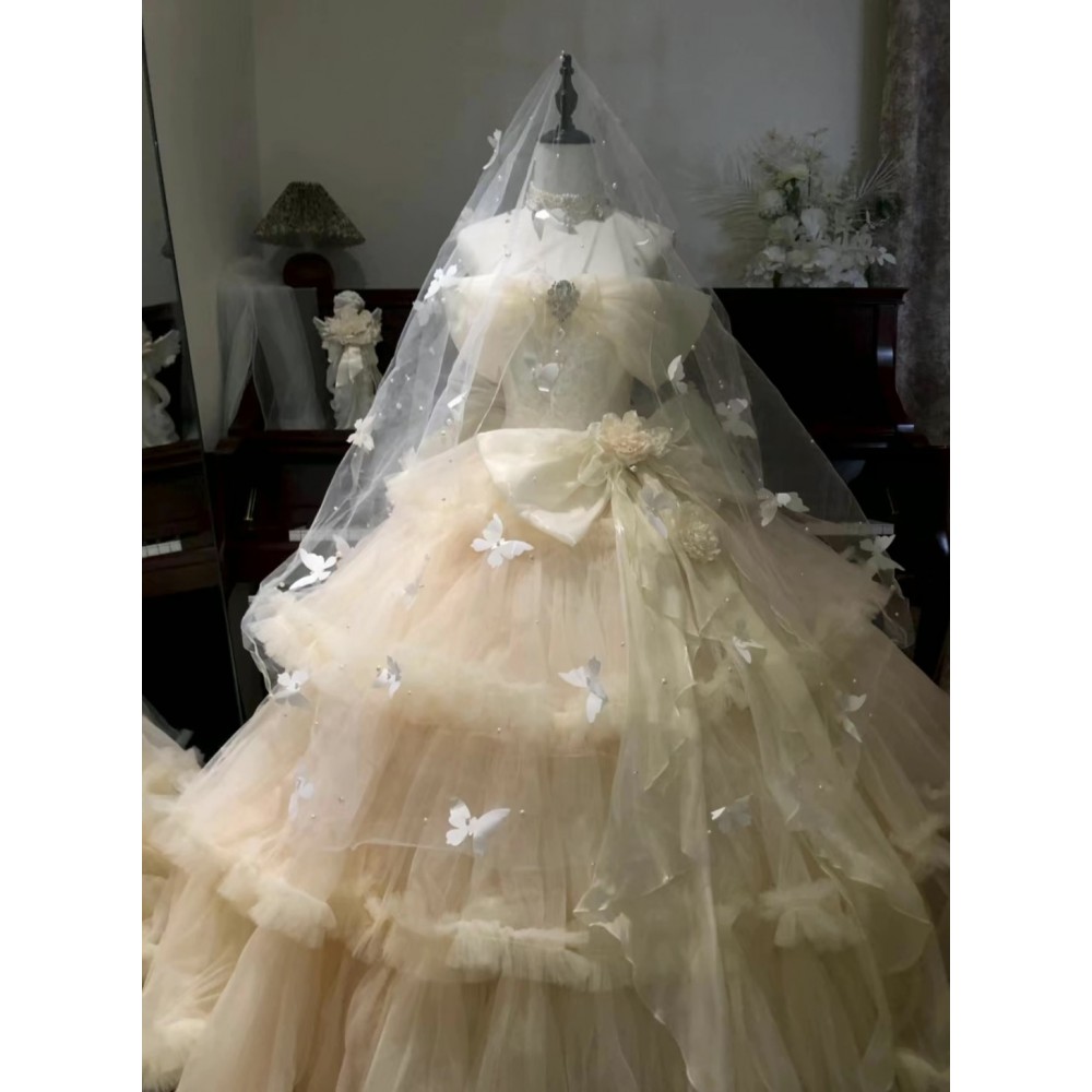 Pure White Oath Bride Lolita Dress Gown (PWT04)