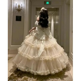 Pure White Oath Bride Lolita Dress Gown (PWT04)