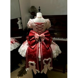 Sweet Berry Rabbit Sweet Lolita Dress by Peach White Tea (PWT05)