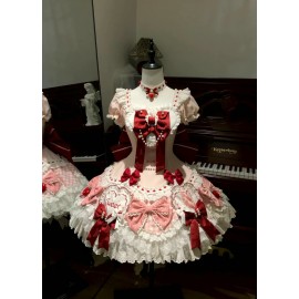 Sweet Berry Rabbit Sweet Lolita Dress by Peach White Tea (PWT05)