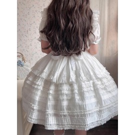 Ode to the First Snow Shiro Lolita Dress JSK (SGY02)