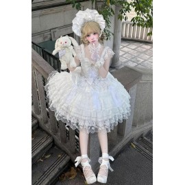 Ode to Sakura Under Moon Classic Lolita Dress JSK by Sweetheart in Dream (SID02)