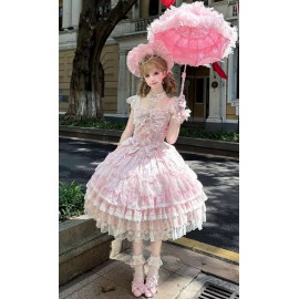 Ode to Sakura Under Moon Classic Lolita Dress JSK by Sweetheart in Dream (SID02)