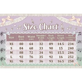 Musical Notes Short Sleeves Sweet Lolita Dress OP by TrueColor (TCR01)