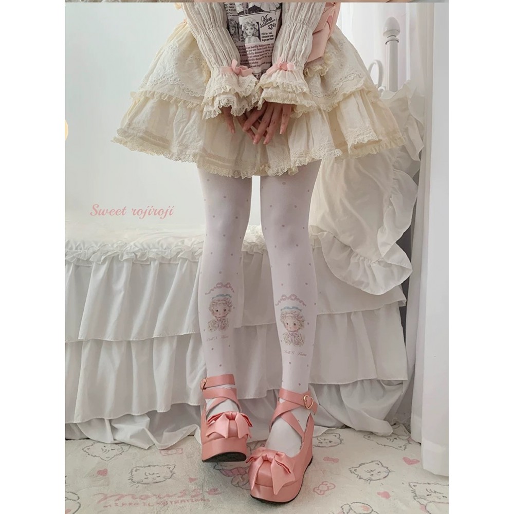 Doll's House Sweet Lolita Tights by Roji Roji (RJ41)