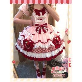 Berry Sweetheart Sweet Lolita Dress OP by Sakura Princess (SPS04)