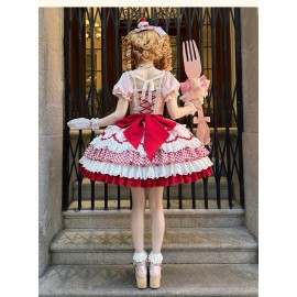 Berry Sweetheart Sweet Lolita Dress OP by Sakura Princess (SPS04)