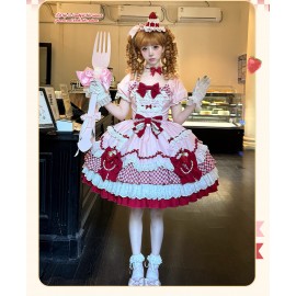 Berry Sweetheart Sweet Lolita Dress OP by Sakura Princess (SPS04)