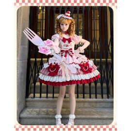 Berry Sweetheart Sweet Lolita Dress OP by Sakura Princess (SPS04)