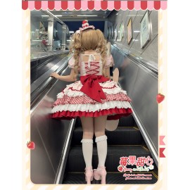 Berry Sweetheart Sweet Lolita Dress OP by Sakura Princess (SPS04)