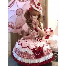 Berry Sweetheart Sweet Lolita Dress OP by Sakura Princess (SPS04)