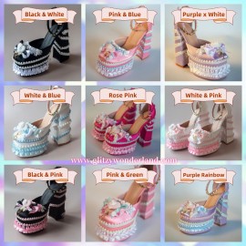 Creamy Dopamine Sweet Spicy Girl Y2K Shoes by Hexagram (HX03)