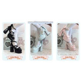 High Heels Sweet Lolita Mary Jane Shoes by Lily of the Valley Poem (LVP01)