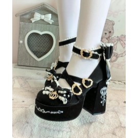 High Heels Sweet Lolita Mary Jane Shoes by Lily of the Valley Poem (LVP01)