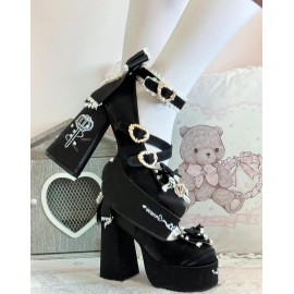 High Heels Sweet Lolita Mary Jane Shoes by Lily of the Valley Poem (LVP01)