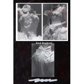 Pure White Gothic Lolita Short Dress by Silent Garden (SMR04)