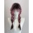 Siamese Cat Pink Gradient Black Long Wig (WIG02)