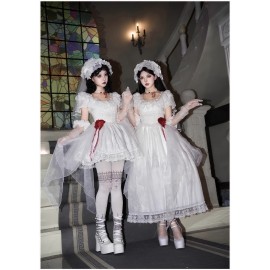 White Gothic OP Outfit by With Puji (WJ222)