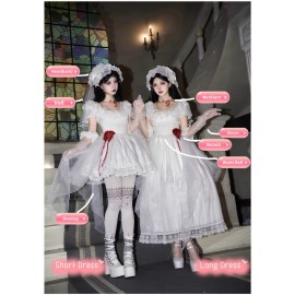 White Gothic OP Outfit by With Puji (WJ222)