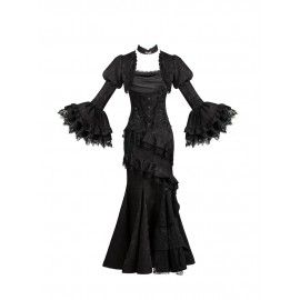 Gothic Witch Corset & Skirt Set by Withpuji (WJ223)